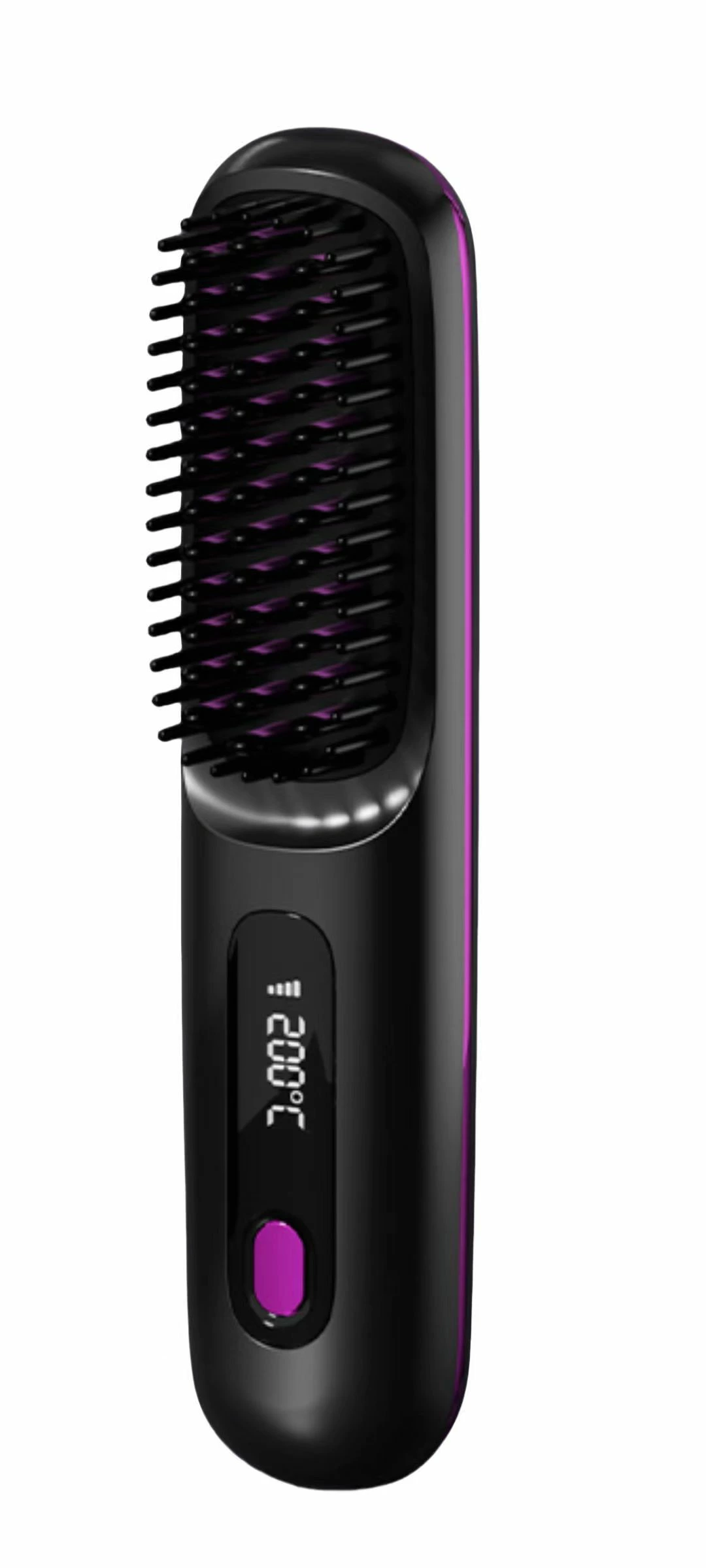 ヘアアイロン ヒートブラシ ミニ くし型 ストレートアイロン