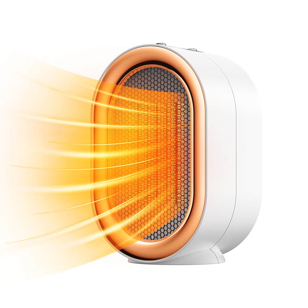 セラミックファンヒーター　卓上　タイマー機能　転倒自動OFF PSE認証済み